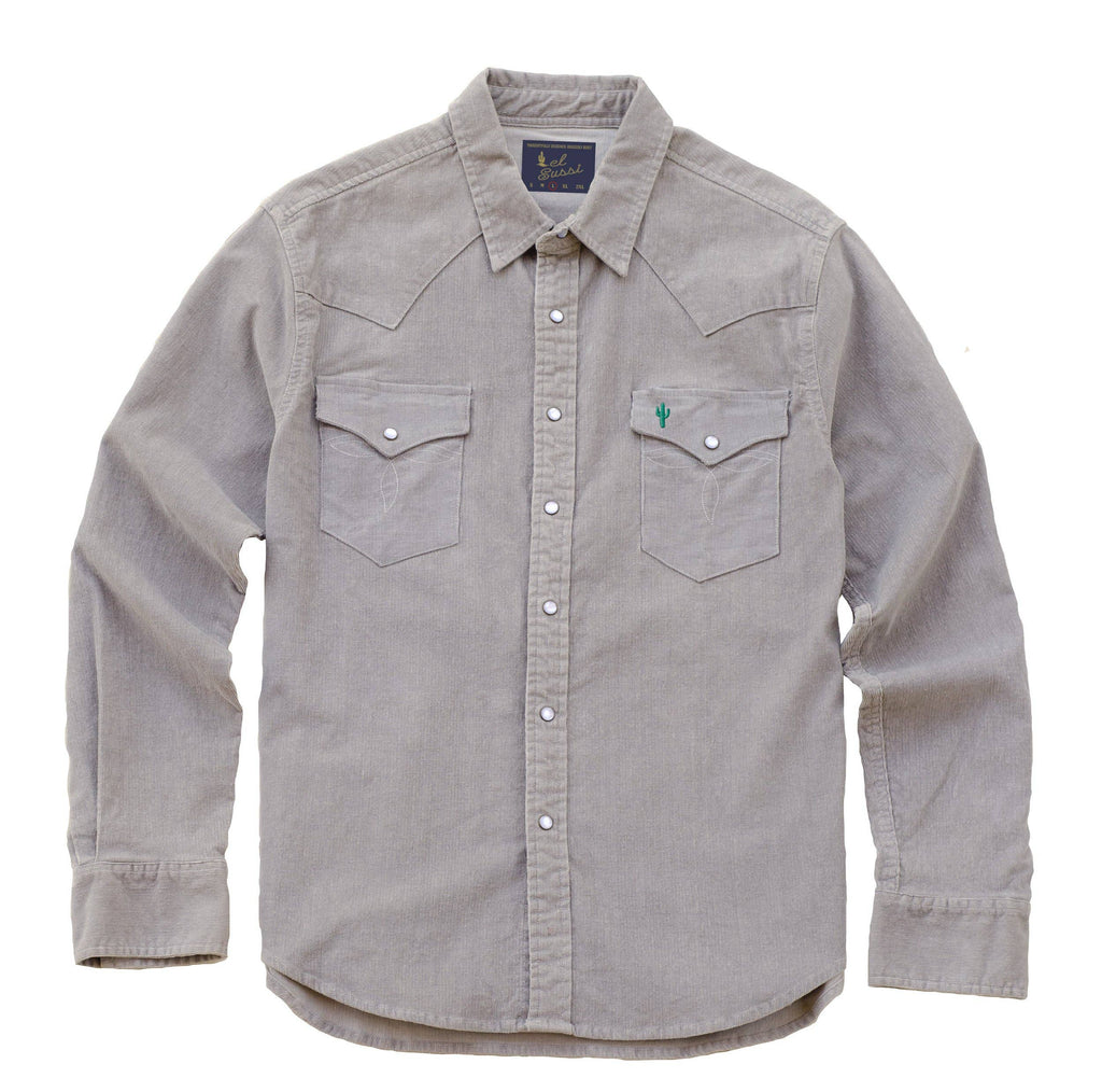 Vail Corduroy Shirt - Stone