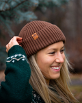 Cuffed Beanie - Brown