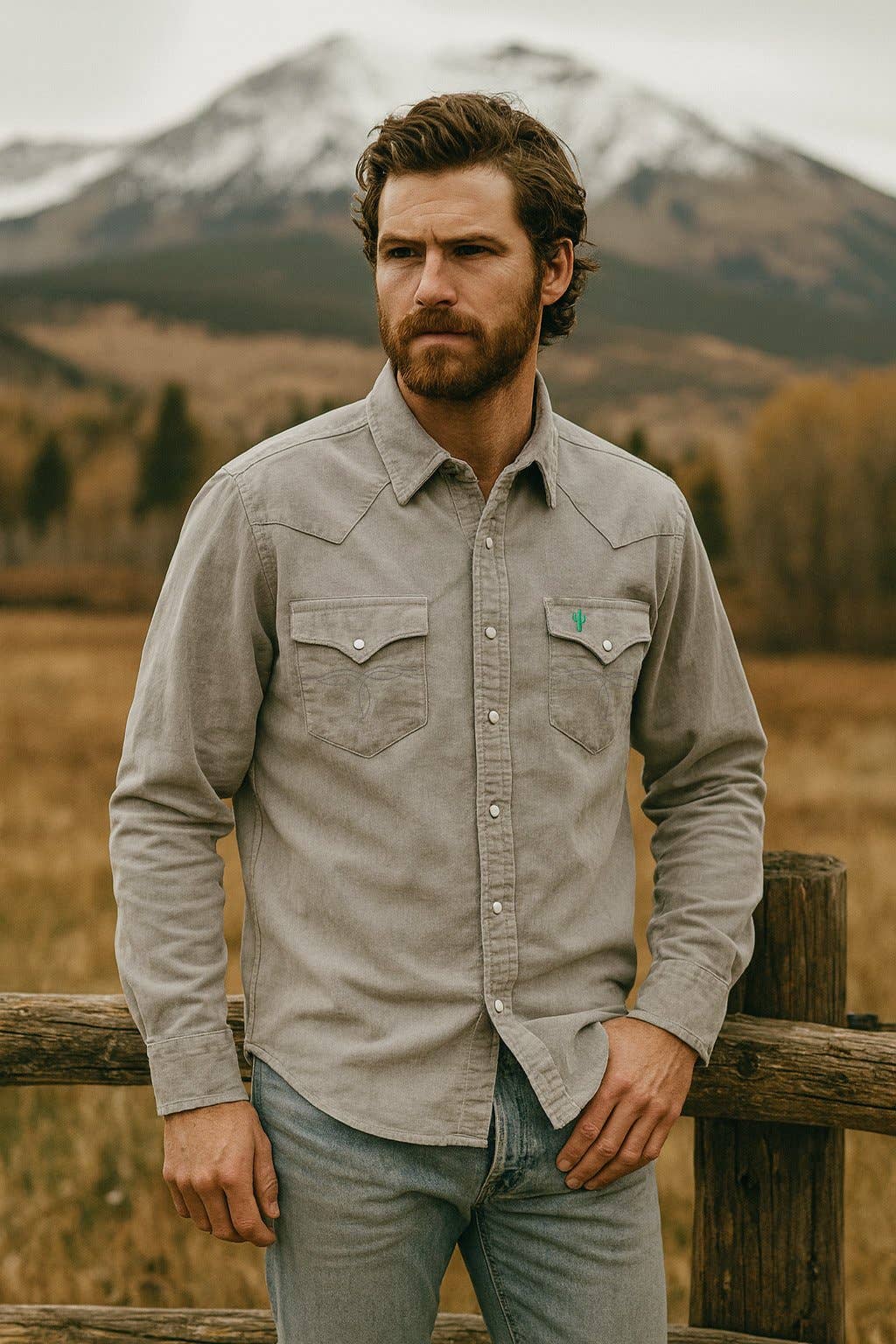 Vail Corduroy Shirt - Stone
