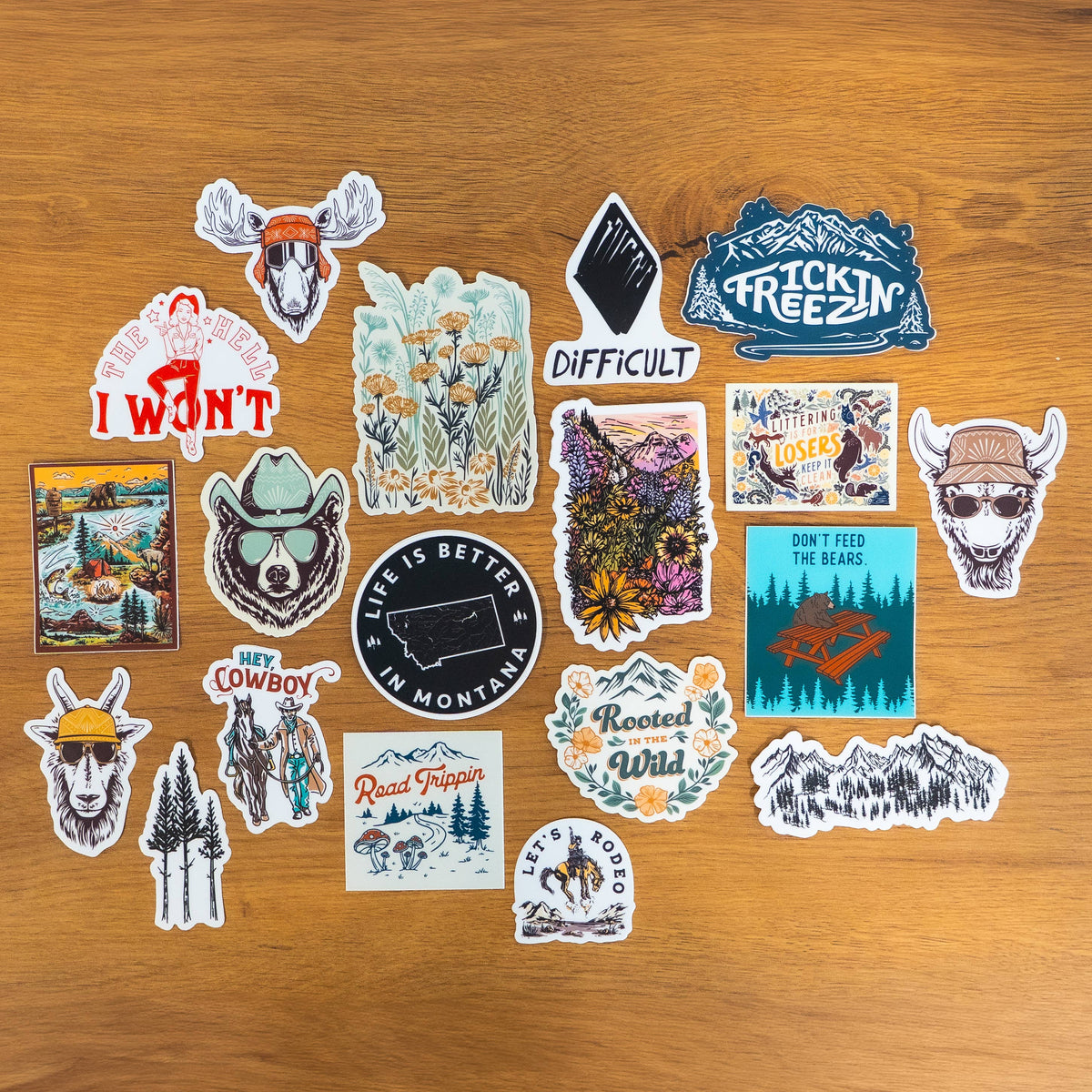 Adventure Vinyl Stickers